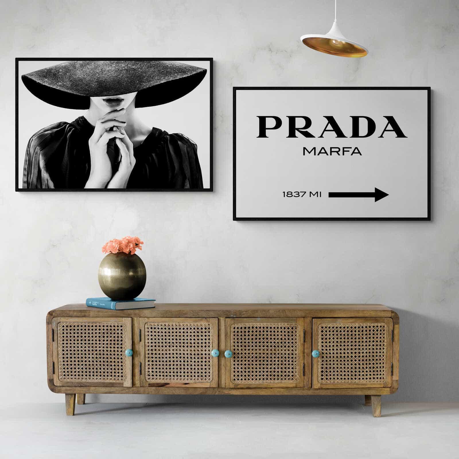 Tableau Prada Marfa - Montableaudeco