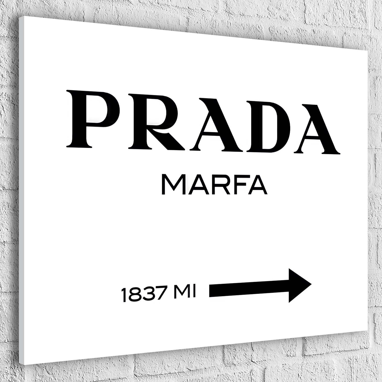 Tableau Prada Marfa - Montableaudeco