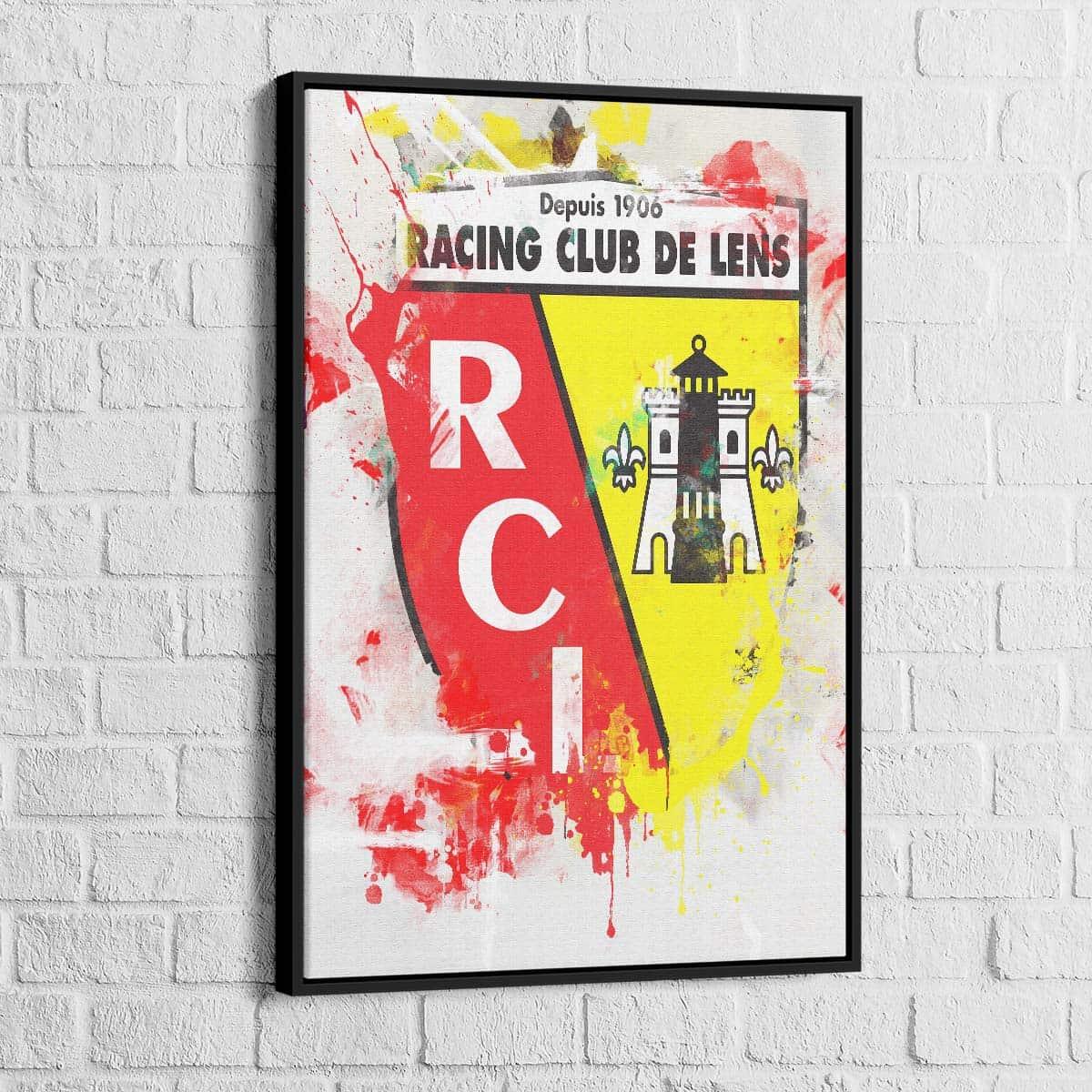 Tableau RC Lens Graffiti - Montableaudeco