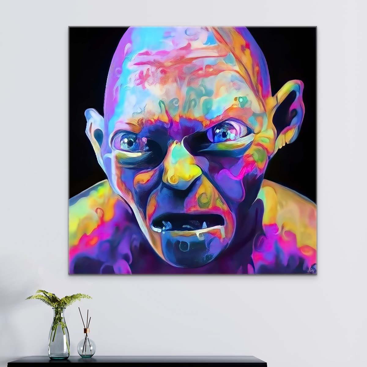 Tableau Seigneur des Anneaux Gollum - Montableaudeco