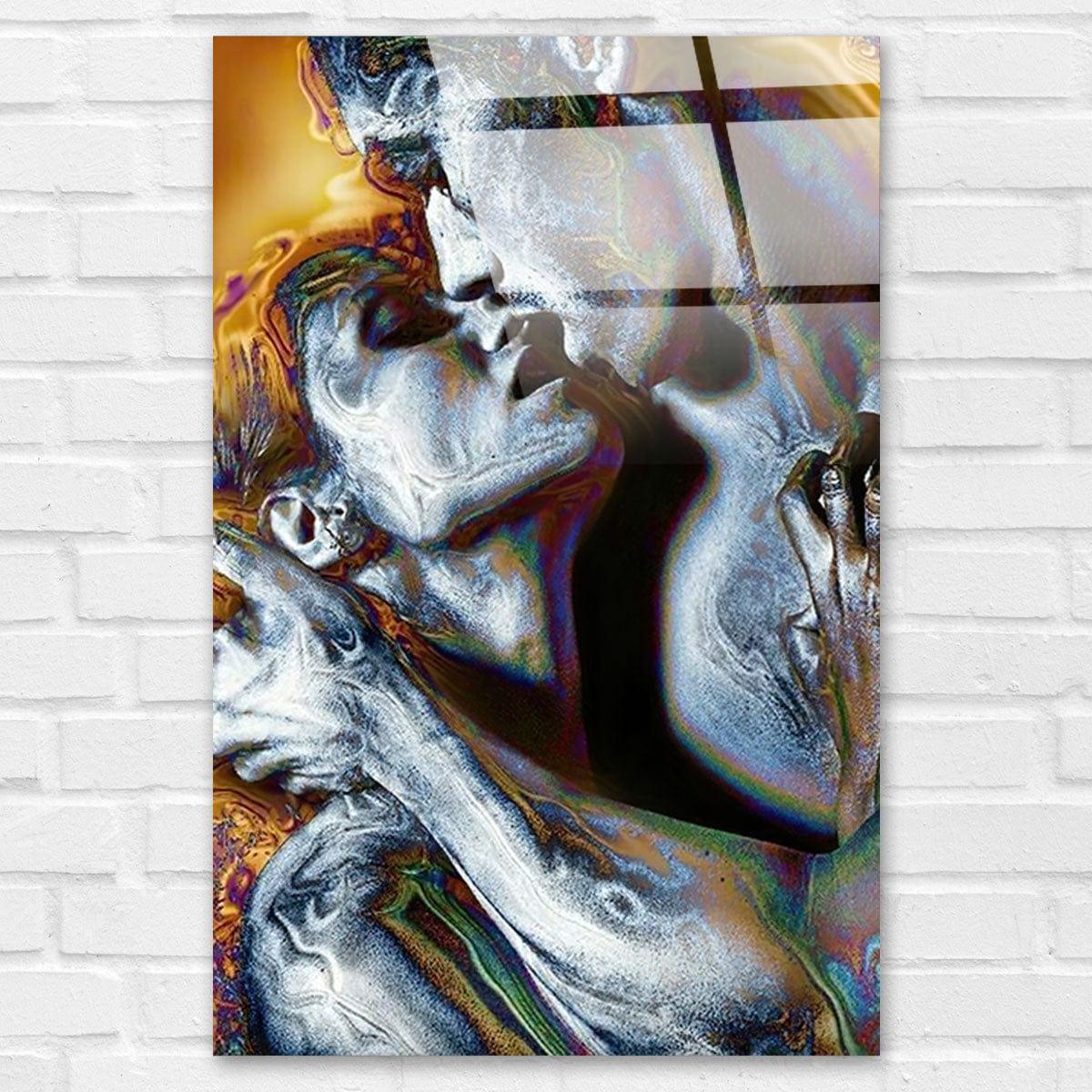 Tableau Sexy Le Baiser d'amour - Montableaudeco