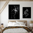 Tableau Sexy Le Noir et Blanc 2 Pièces - Montableaudeco