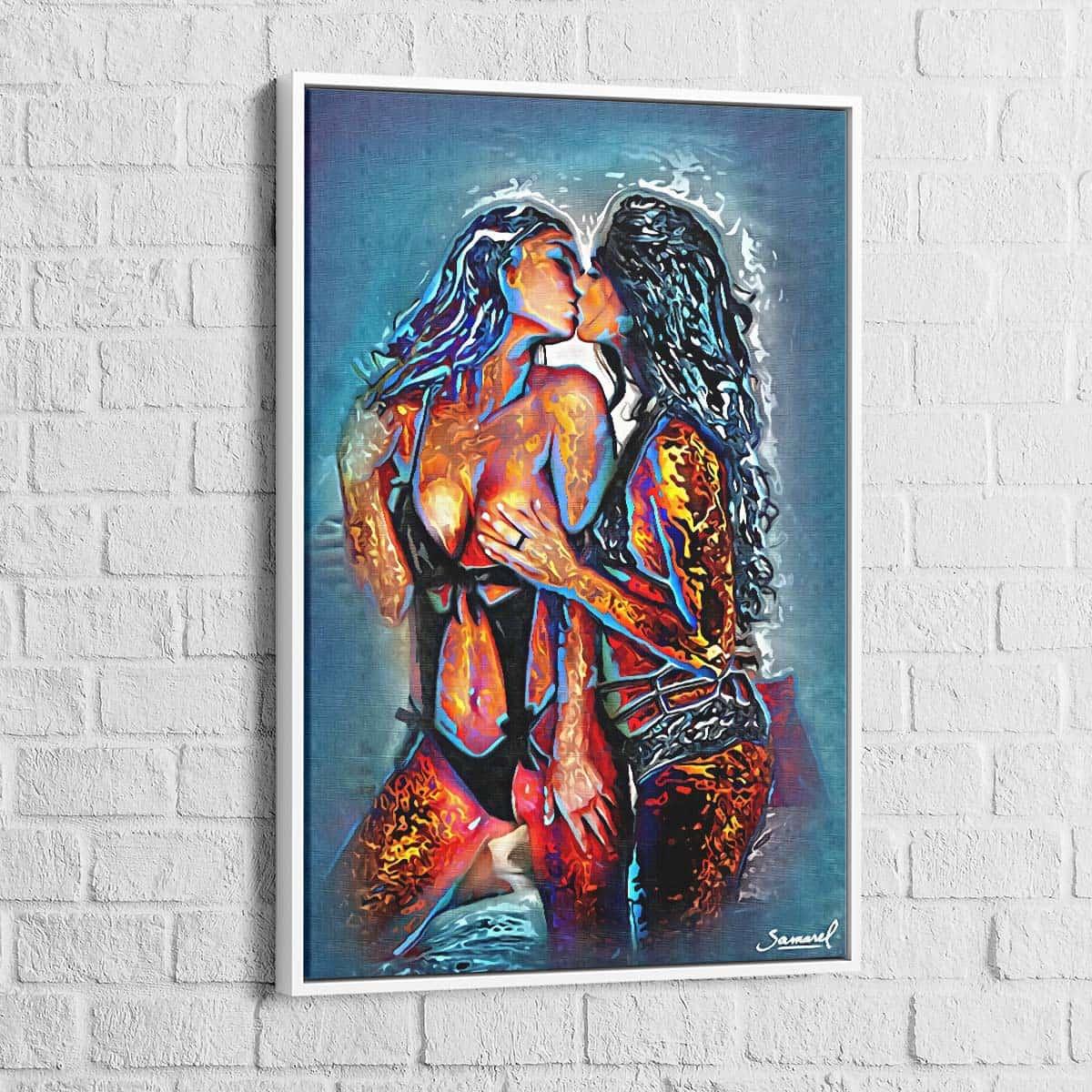 Tableau Sexy Un amour de Femme - Montableaudeco