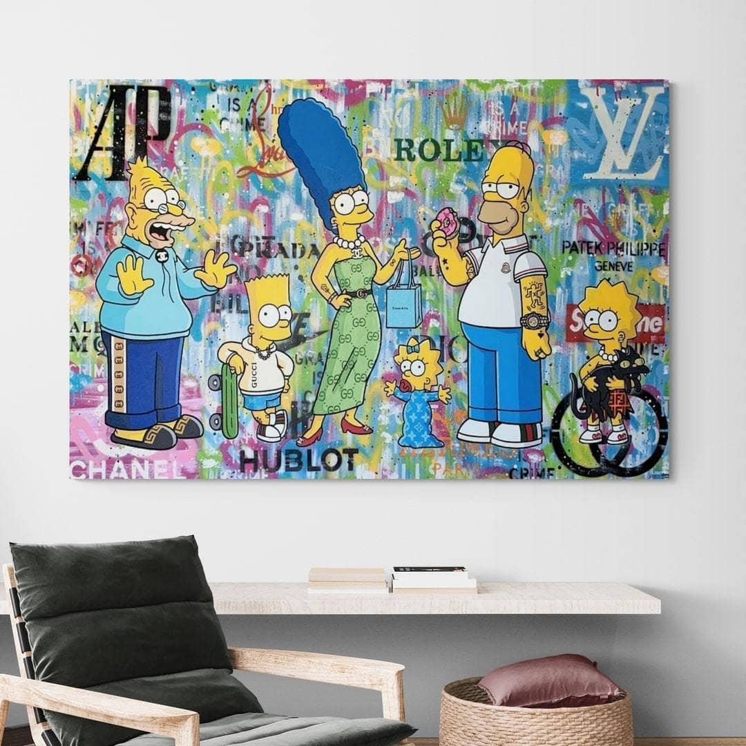 Tableau Simpson Fashion - Montableaudeco