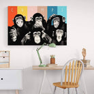 Tableau Singe Crazy Chimps - Montableaudeco