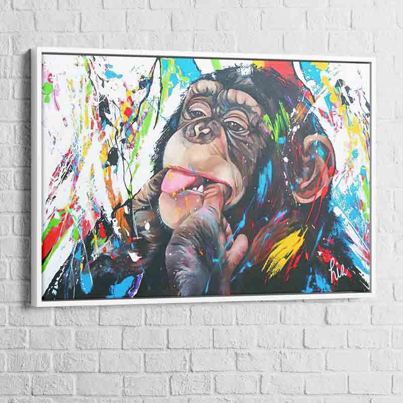 Tableau Singe Monkey Beauty - Montableaudeco