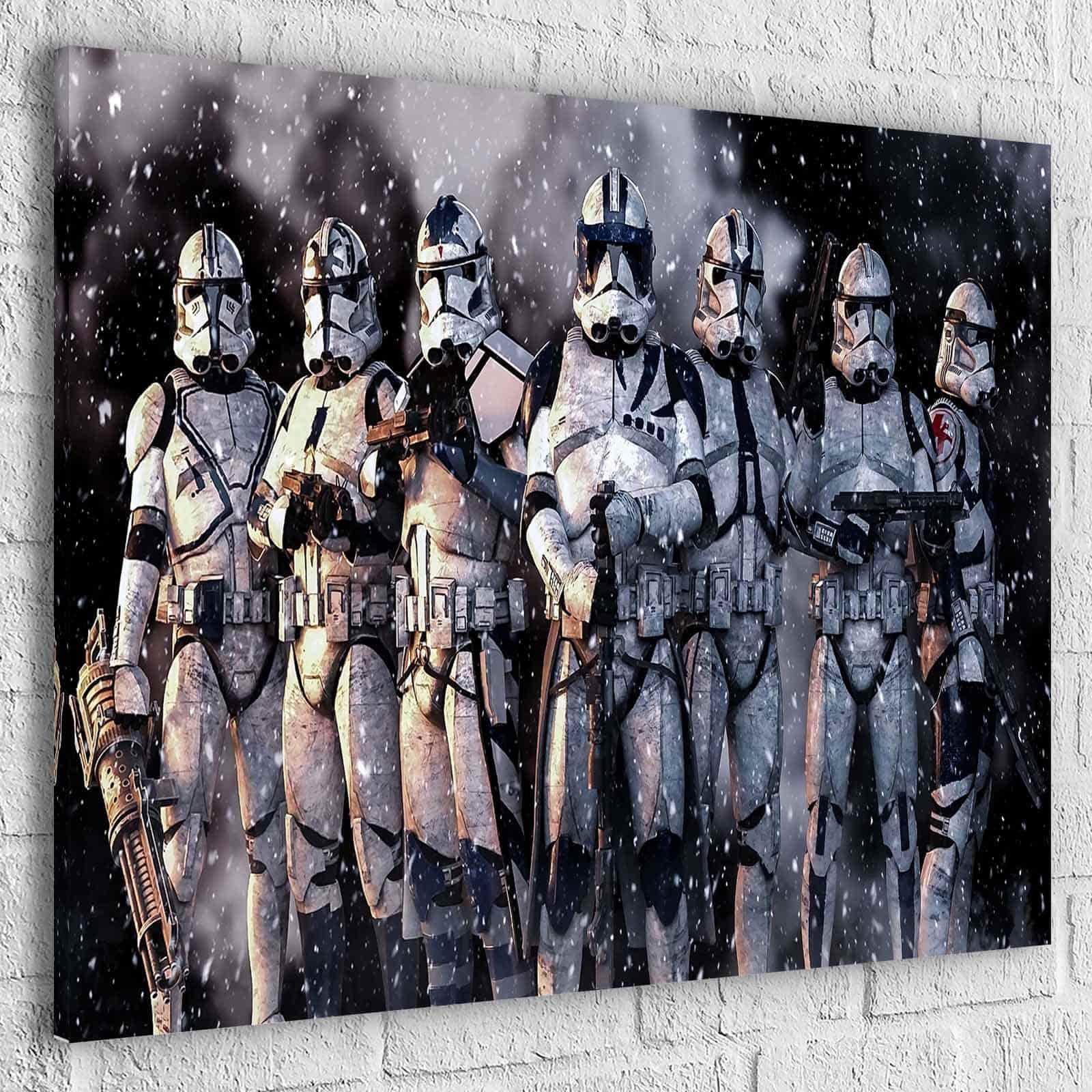 Tableau Star Wars Chasseur de Prime - Montableaudeco