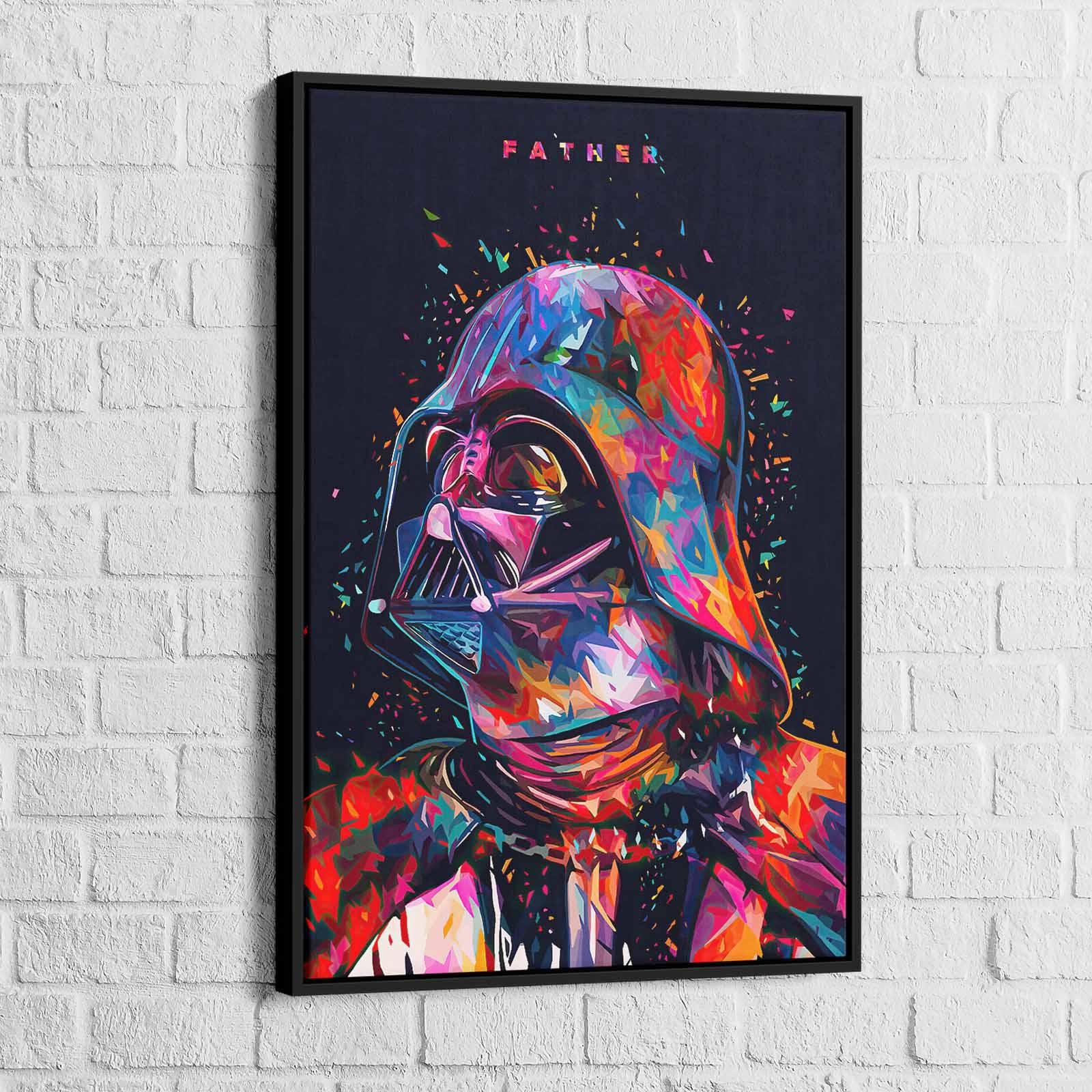 Tableau Star Wars Dark Vador Father - Montableaudeco