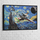 Tableau Star Wars Van Gogh Collection - Montableaudeco