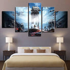 Tableau Star Wars L'Empire Contre Attaque - Montableaudeco