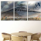 Tableau Star Wars le Croiseur 3 Parties - Montableaudeco