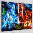 Tableau Star Wars Les Films - Montableaudeco