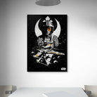 Tableau Star Wars Noir et Blanc Luke Skywalker - Montableaudeco