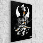 Tableau Star Wars Noir et Blanc Luke Skywalker - Montableaudeco