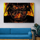 Tableau Star Wars Retro Dark Vador Fire - Montableaudeco