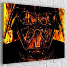 Tableau Star Wars Retro Dark Vador Fire - Montableaudeco