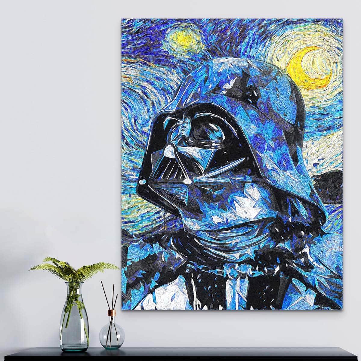 Tableau Star Wars Van Gogh Collection - Montableaudeco