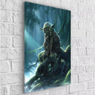 Tableau Star Wars Yoda Planète - Montableaudeco