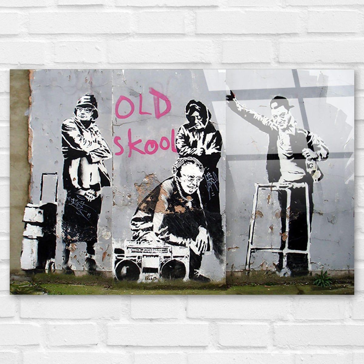 Tableau Street Art Banksy Mur Graffiti - Montableaudeco