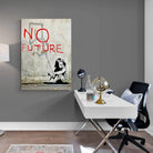 Tableau Street Art Banksy No Future - Montableaudeco