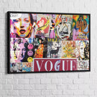 Tableau Street Art Fashion Vogue & Co - Montableaudeco