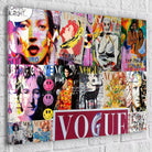 Tableau Street Art Fashion Vogue & Co - Montableaudeco