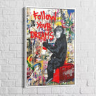 Tableau Street Art Follow You Dreams - Montableaudeco