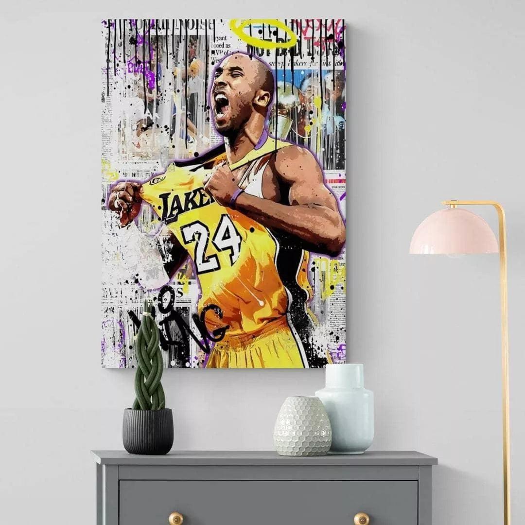 Tableau Street Art Kobe Bryant - Montableaudeco