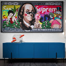 Tableau Street Art 100 Dollars - Montableaudeco