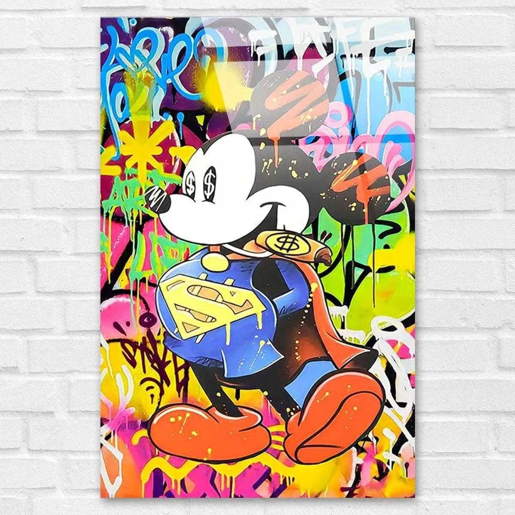 Tableau Street Art Super Mickey - Montableaudeco