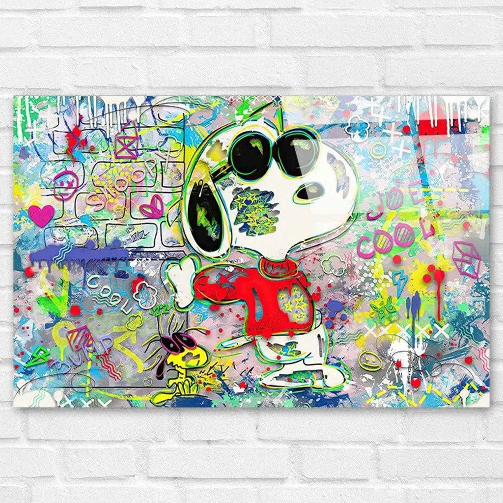 Tableau Street Art Snoopy Art - Montableaudeco