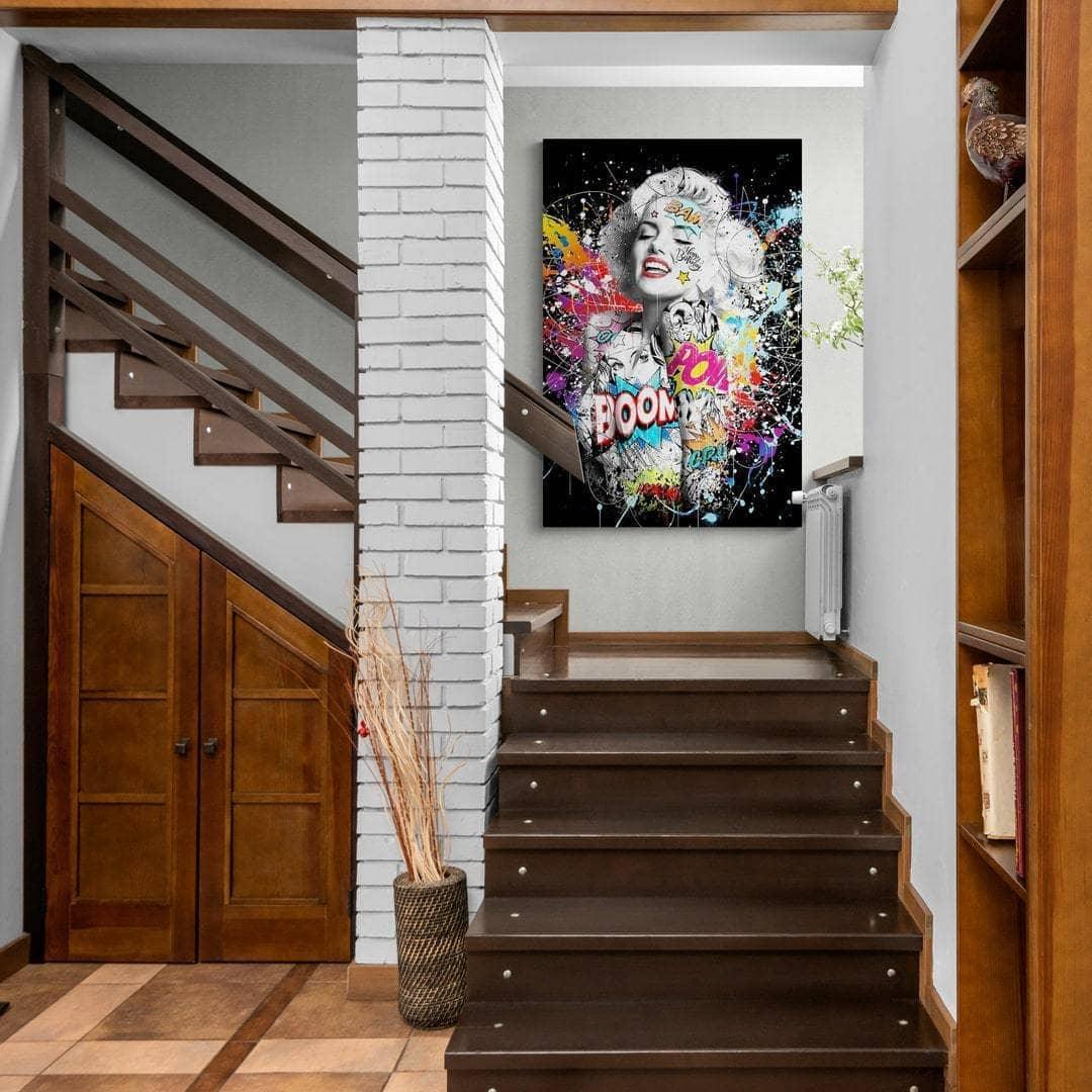 Tableau Street Art Marylin Monroe Graffiti - Montableaudeco