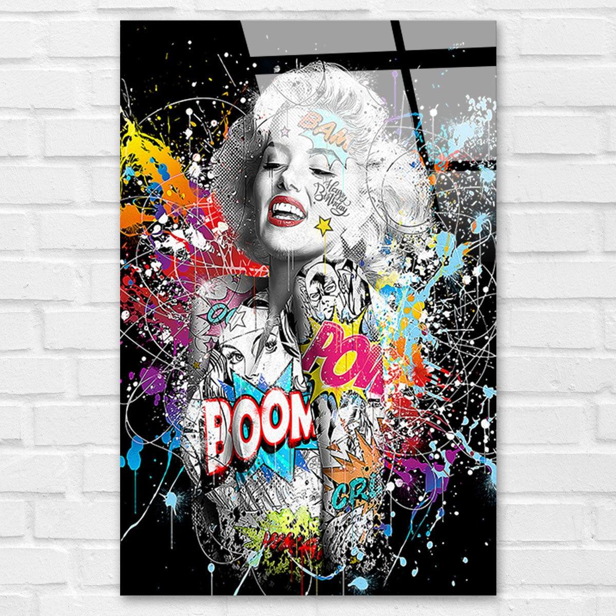 Tableau Street Art Marylin Monroe Graffiti - Montableaudeco