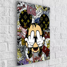 Tableau Street Art Mickey Love Hate - Montableaudeco