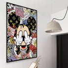 Tableau Street Art Mickey Love Hate - Montableaudeco