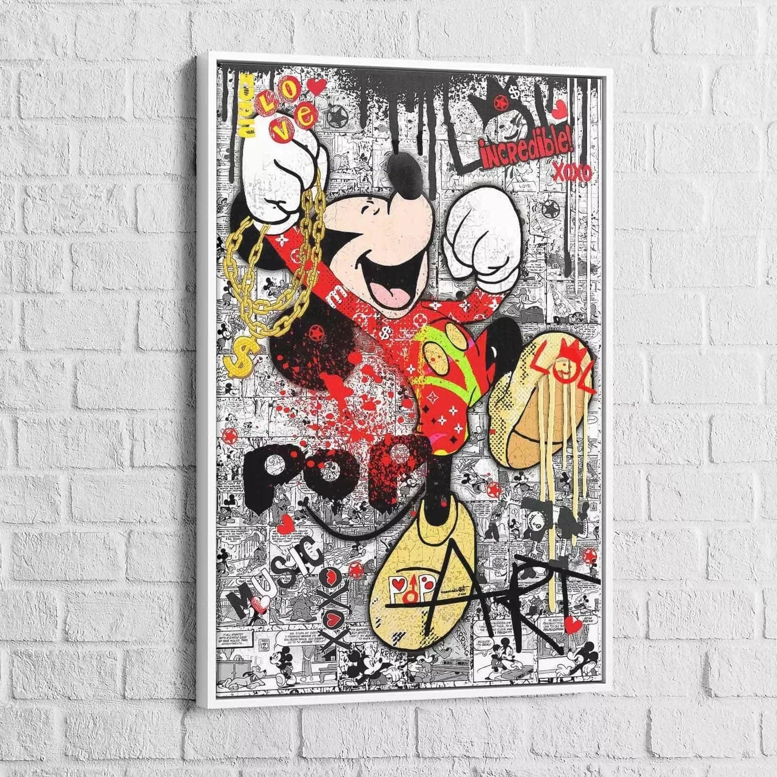 Tableau Street Art Mickey Pop - Montableaudeco