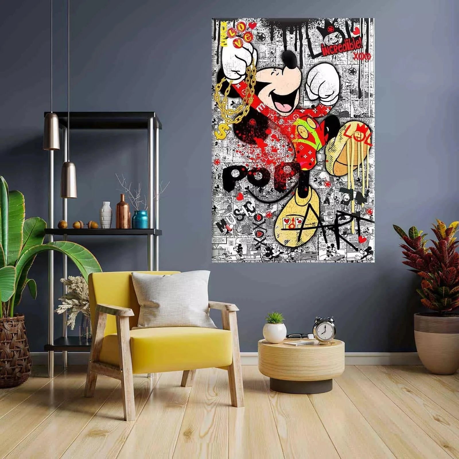 Tableau Street Art Mickey Pop - Montableaudeco