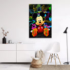 Tableau Street Art Mickey The Smile - Montableaudeco