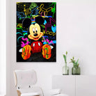 Tableau Street Art Mickey The Smile - Montableaudeco