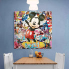 Tableau Street Art Mickey World - Montableaudeco