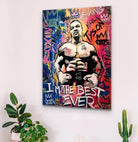 Tableau Street Art Mike Tyson Legende - Montableaudeco