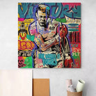 Tableau Street Art Mohamed Ali - Montableaudeco