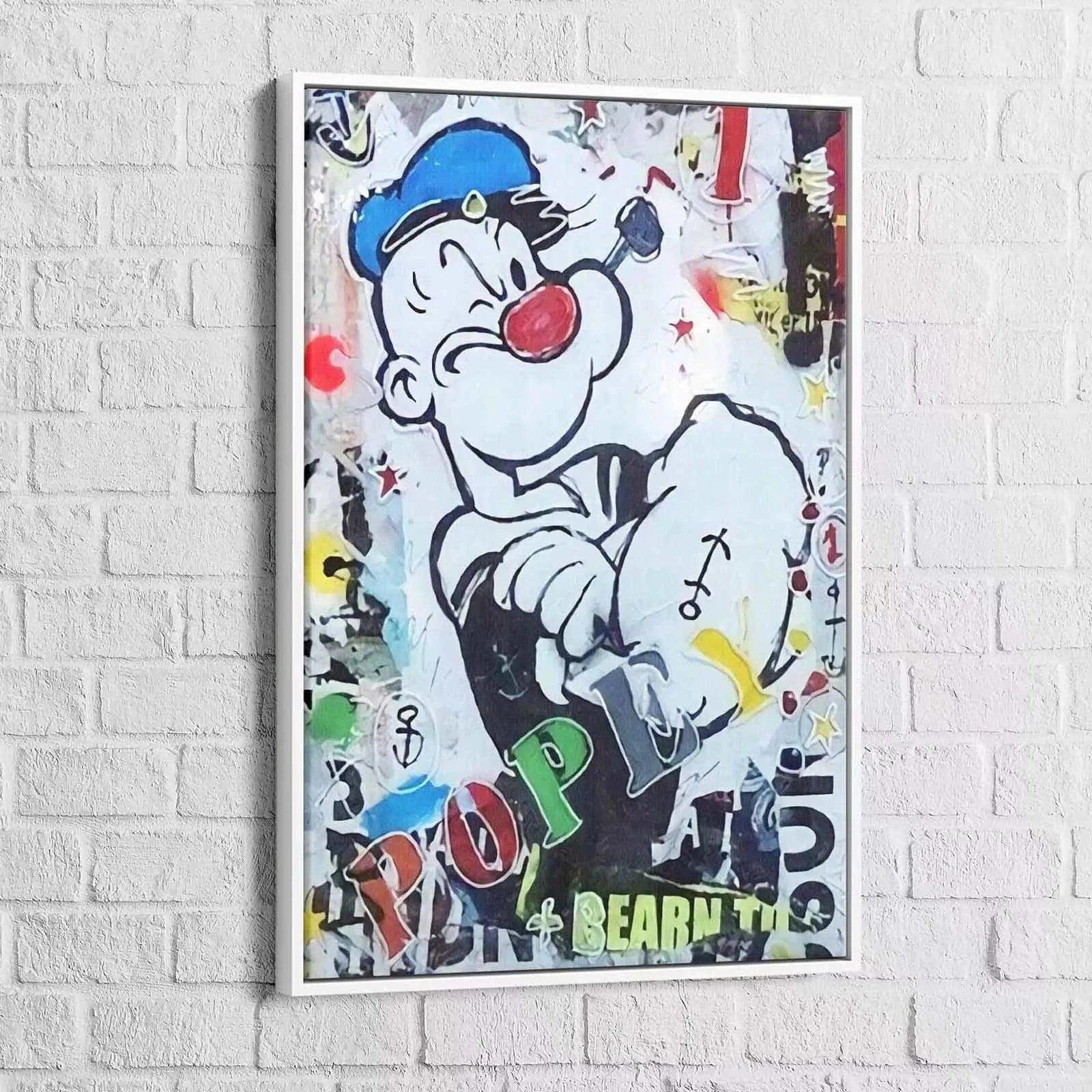 Tableau Street Art Popeye Urbain - Montableaudeco