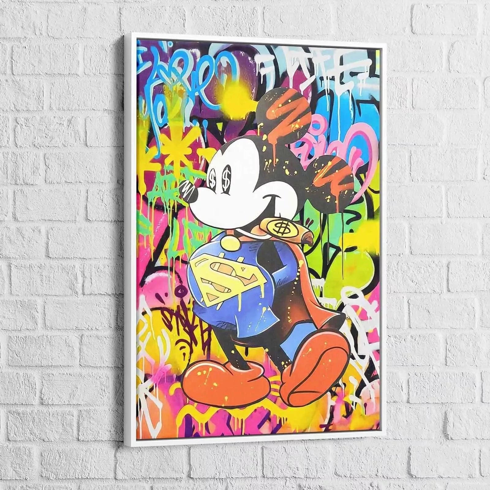 Tableau Street Art Super Mickey - Montableaudeco