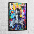 Tableau Street Art Wolf Superman - Montableaudeco