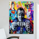 Tableau Street Art Wolf Superman - Montableaudeco