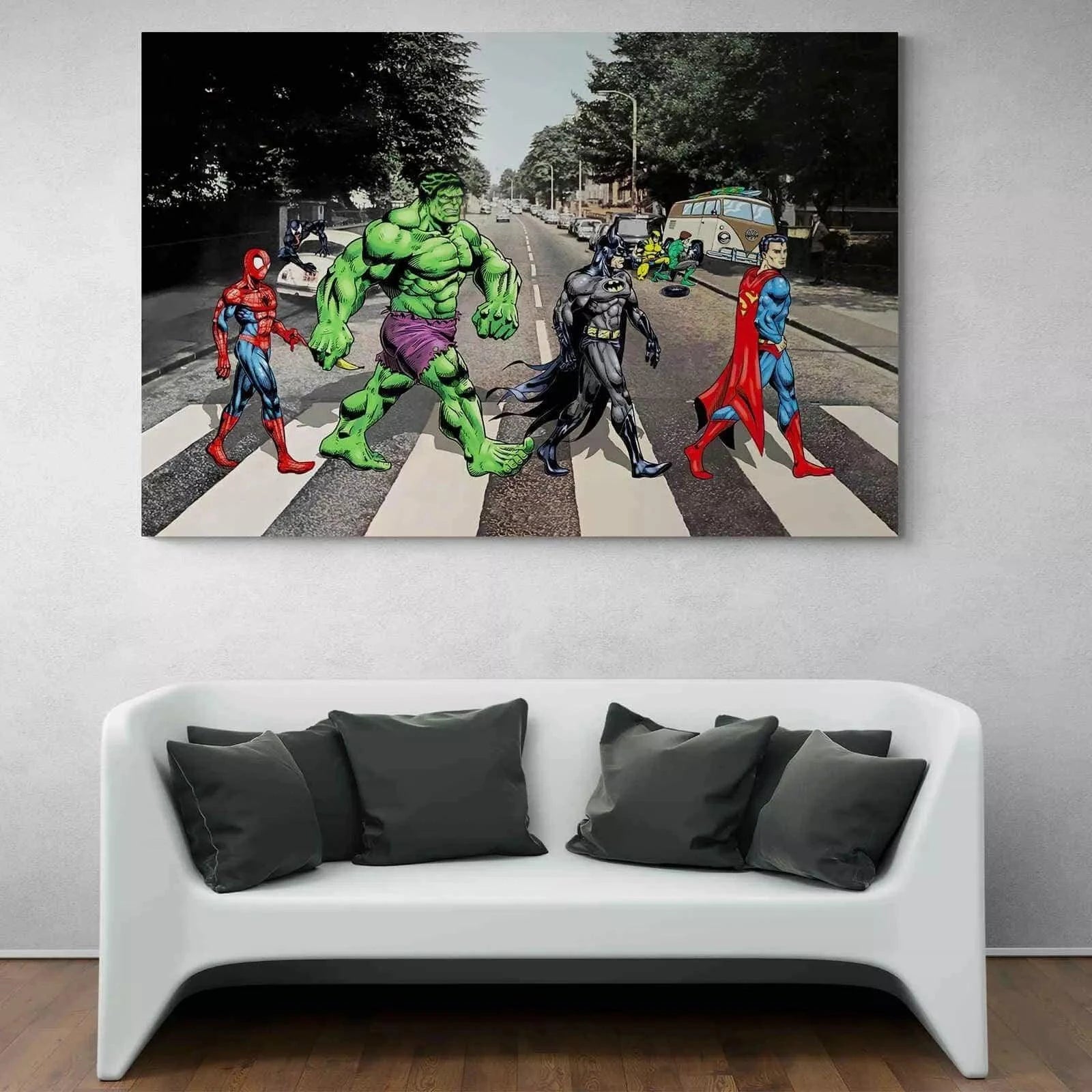 Tableau Street Marvel Abbey Road - Montableaudeco