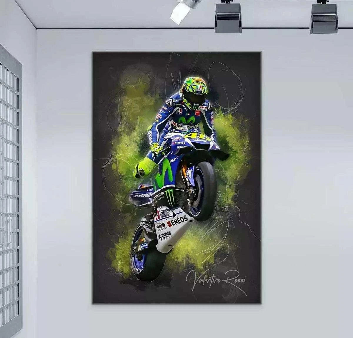 Tableau Valentino Rossi Superbike - Montableaudeco
