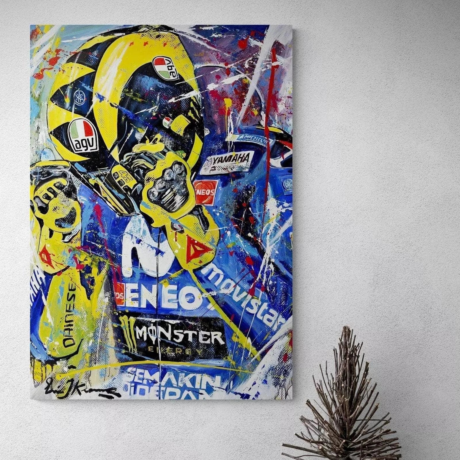 Tableau Valentino Rossi Painter - Montableaudeco