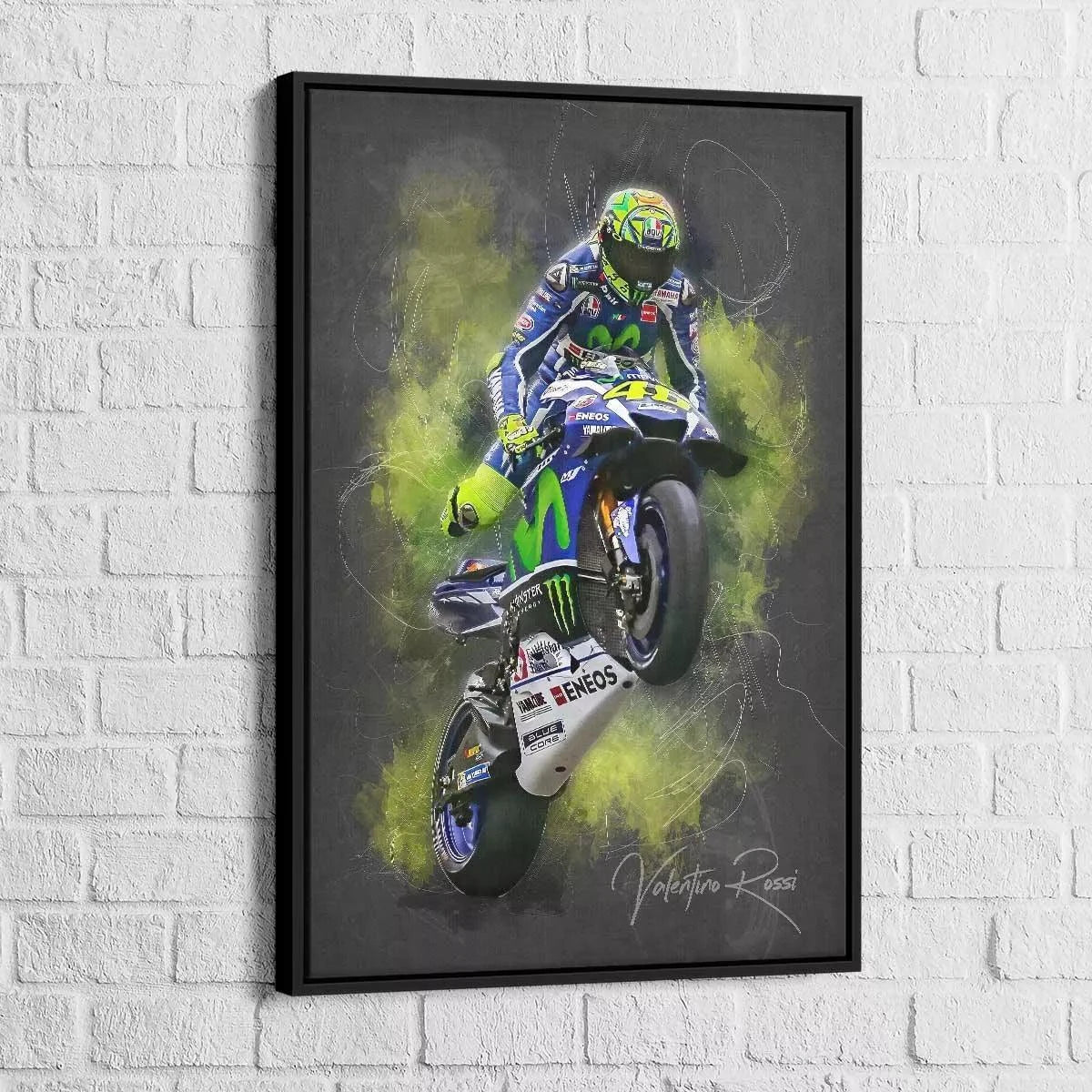 Tableau Valentino Rossi Superbike - Montableaudeco